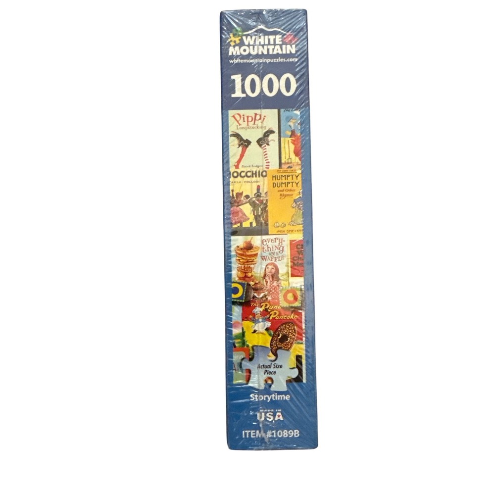 White Mountain Storytime‎ 1000 Piece Jigsaw Puzzle Classic Books 1089B NEW - Picture 5 of 8